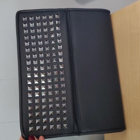 Forever 21 Black Studded Clutch - Picture 9 of 11